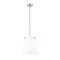 Z-Lite Weston Pendant, 3-Light, 13 In.W x 13 In.H, Brushed Nickel/White Linen 3501P13-BN - alternate 1